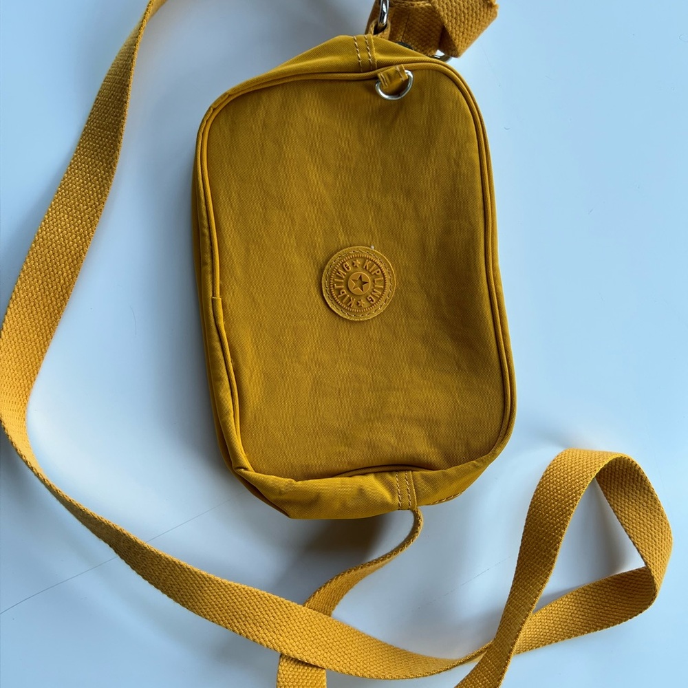 Yellow Kipling Crossbody Bag